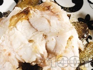 Рецепта Пържена бяла риба мерлуза на тиган с патладжани